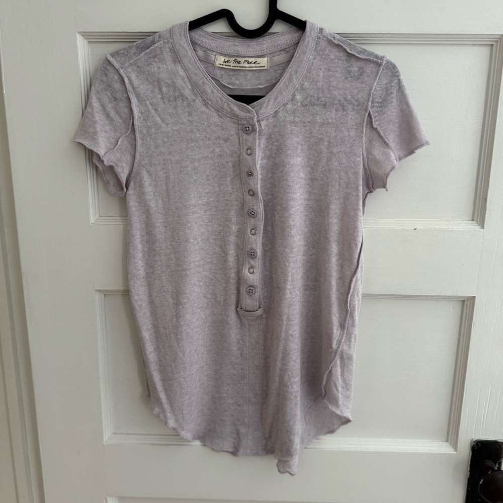 Free People Kia button down tee shirt - Picture 2 of 5